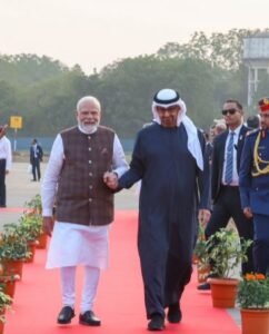 PM Modi welcomes UAaE President