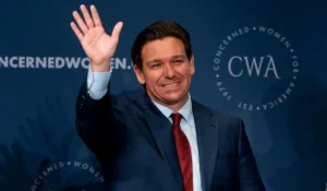 Florida Governor Ron DeSantis spoke at a Concerned Women for America Summit on 15 September, 2023.